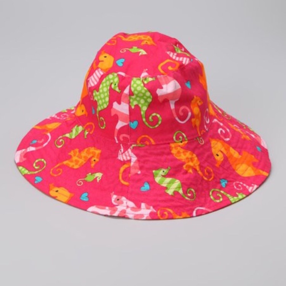 OshKosh B’Kosh Girls Orange Reversible Bucket Hat